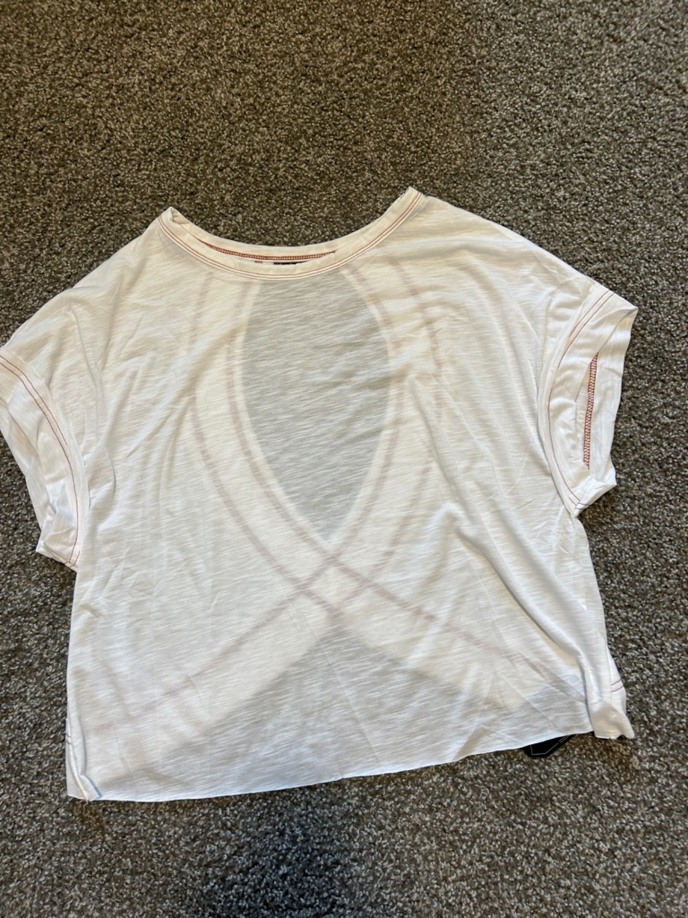 Open back t shirt